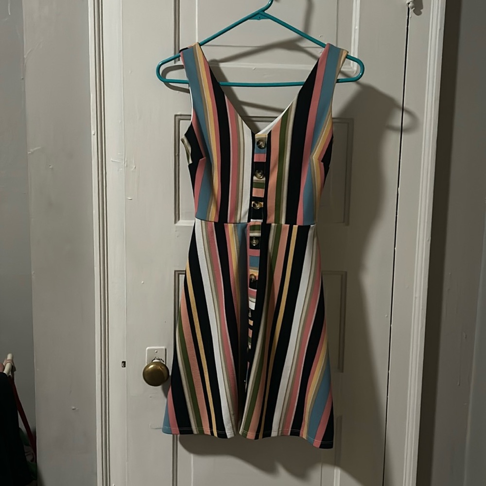 Colorful Sleeveless Dress